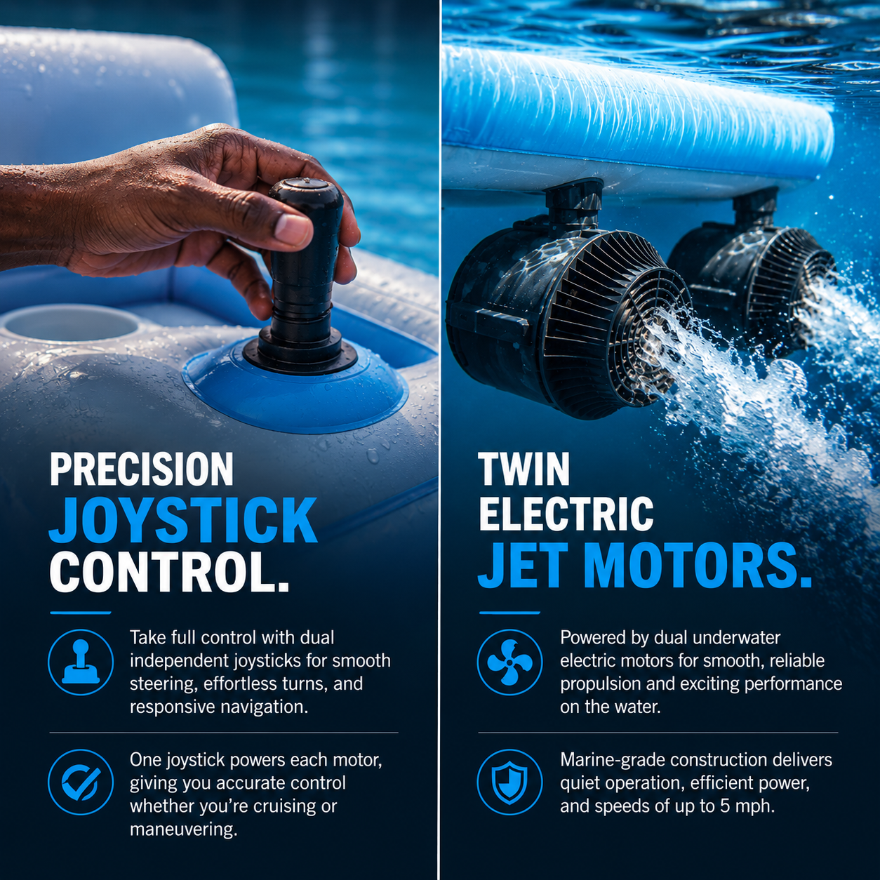 Blue Current Motorised Pool Float